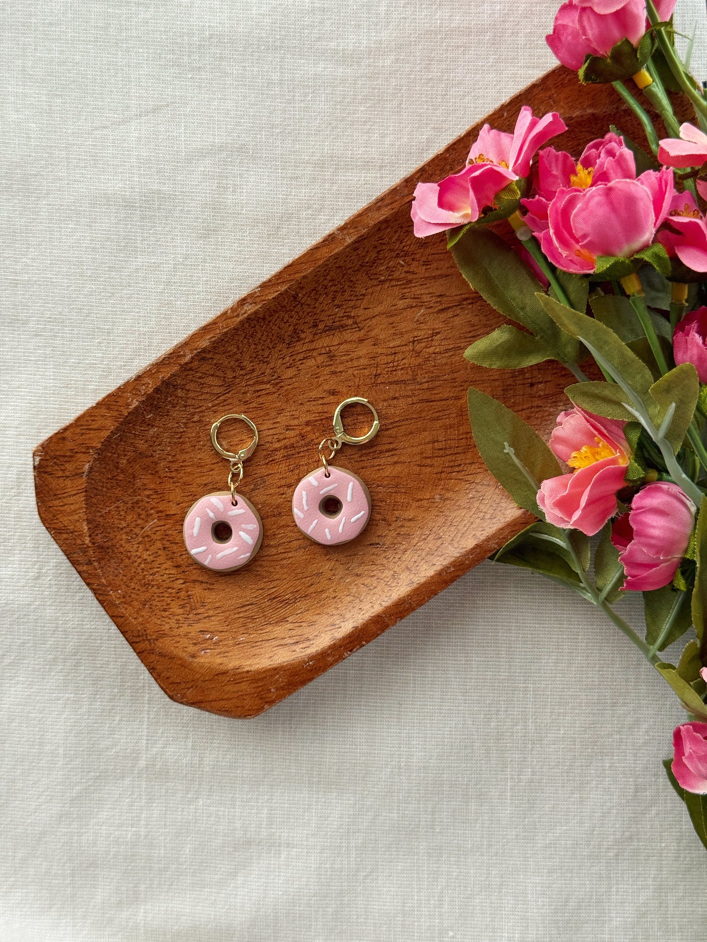 Donut Clay Earrings