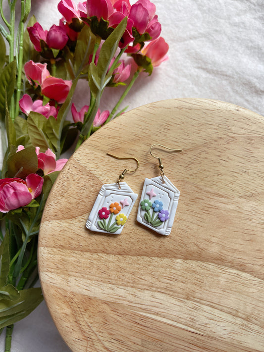 Book Pride Clay Earrings
