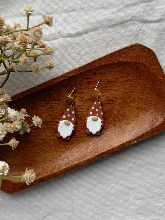Gnome Clay Earrings