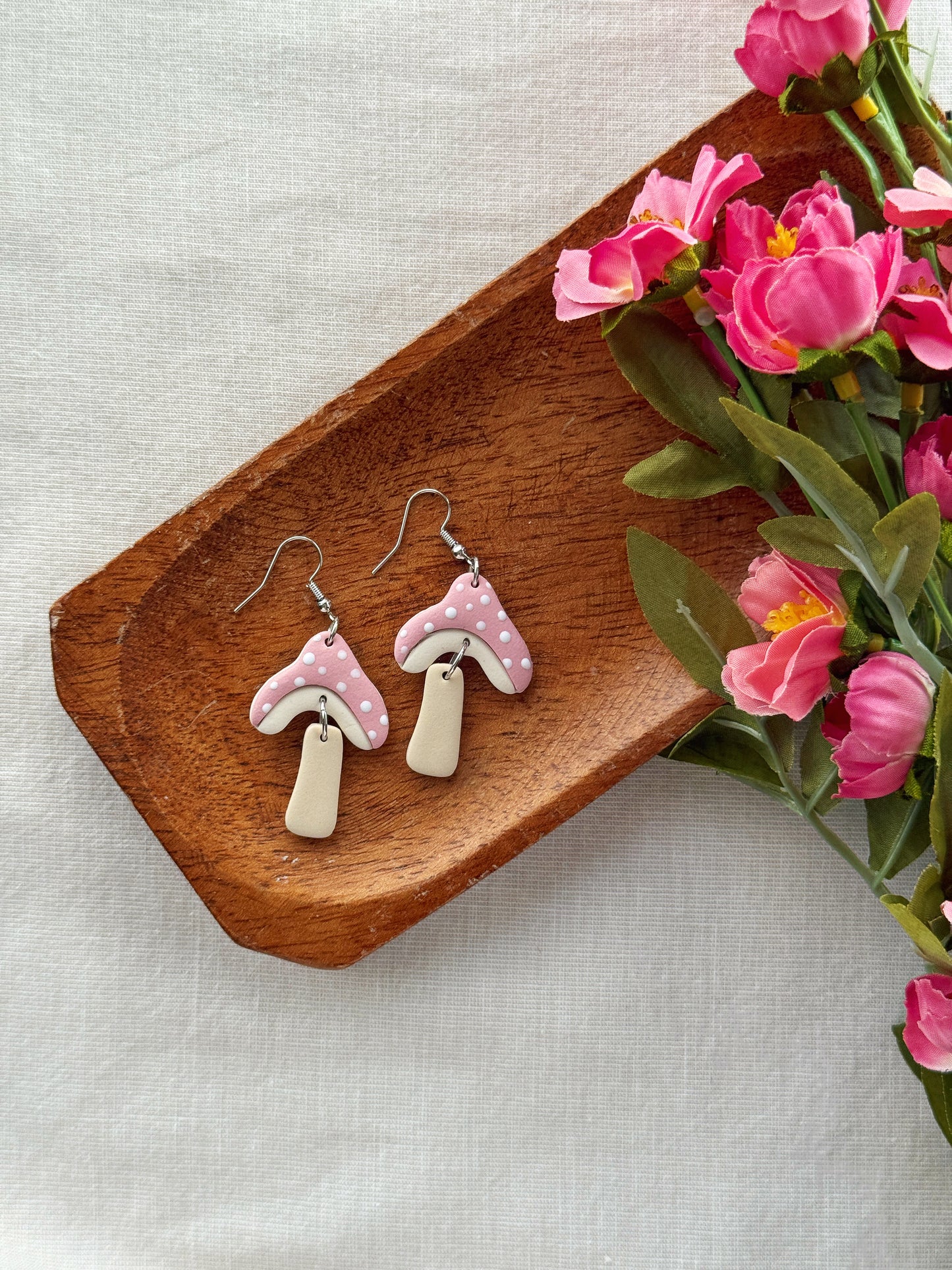 Kady Mushroom Clay Earrings