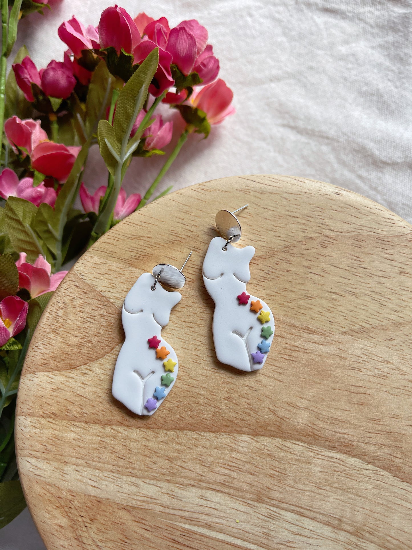 Pride Clay Earrings