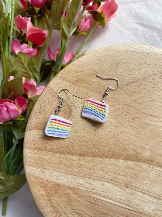 Cake Pride Clay Earrings