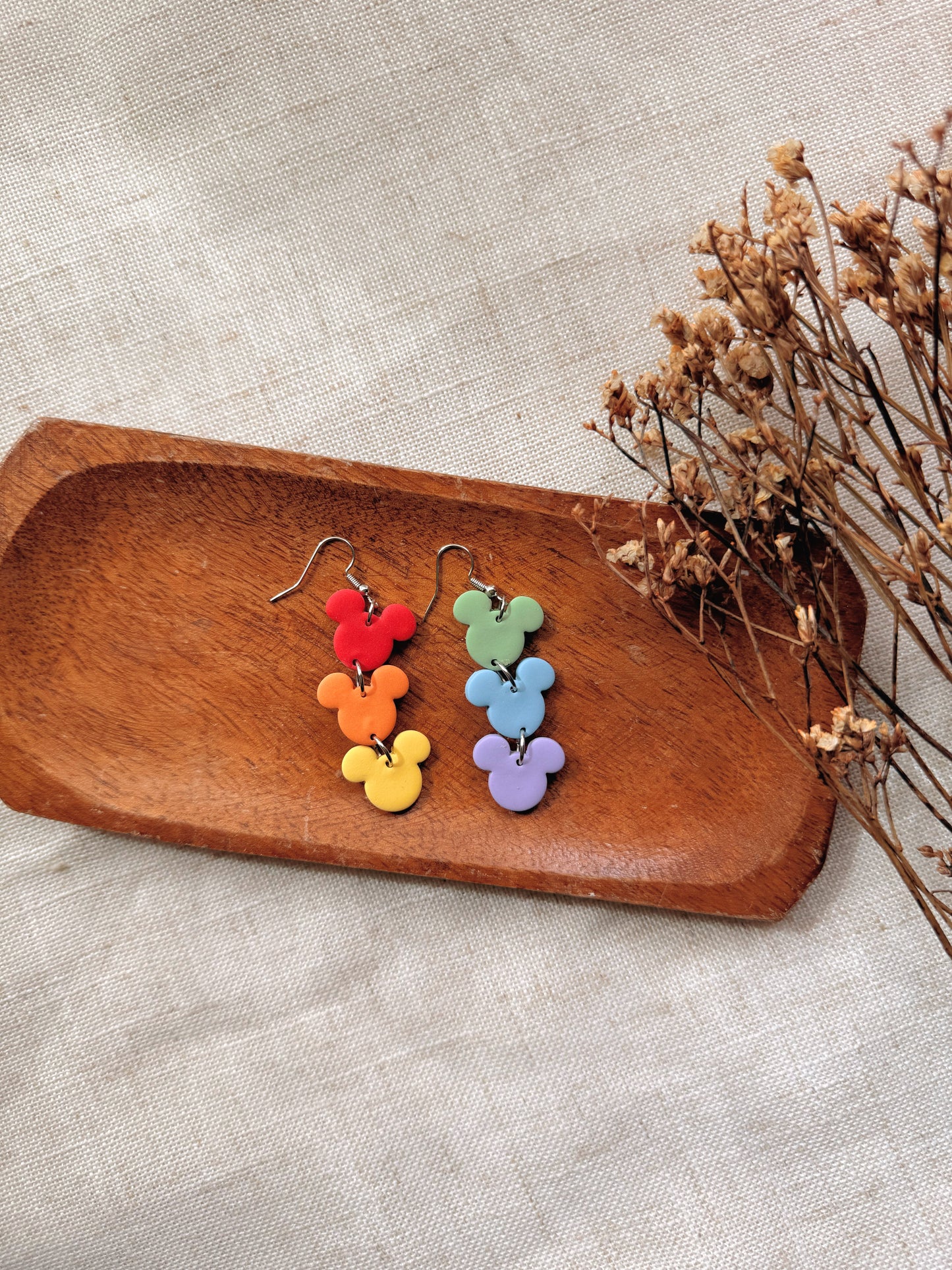 PRIDE Clay Earrings
