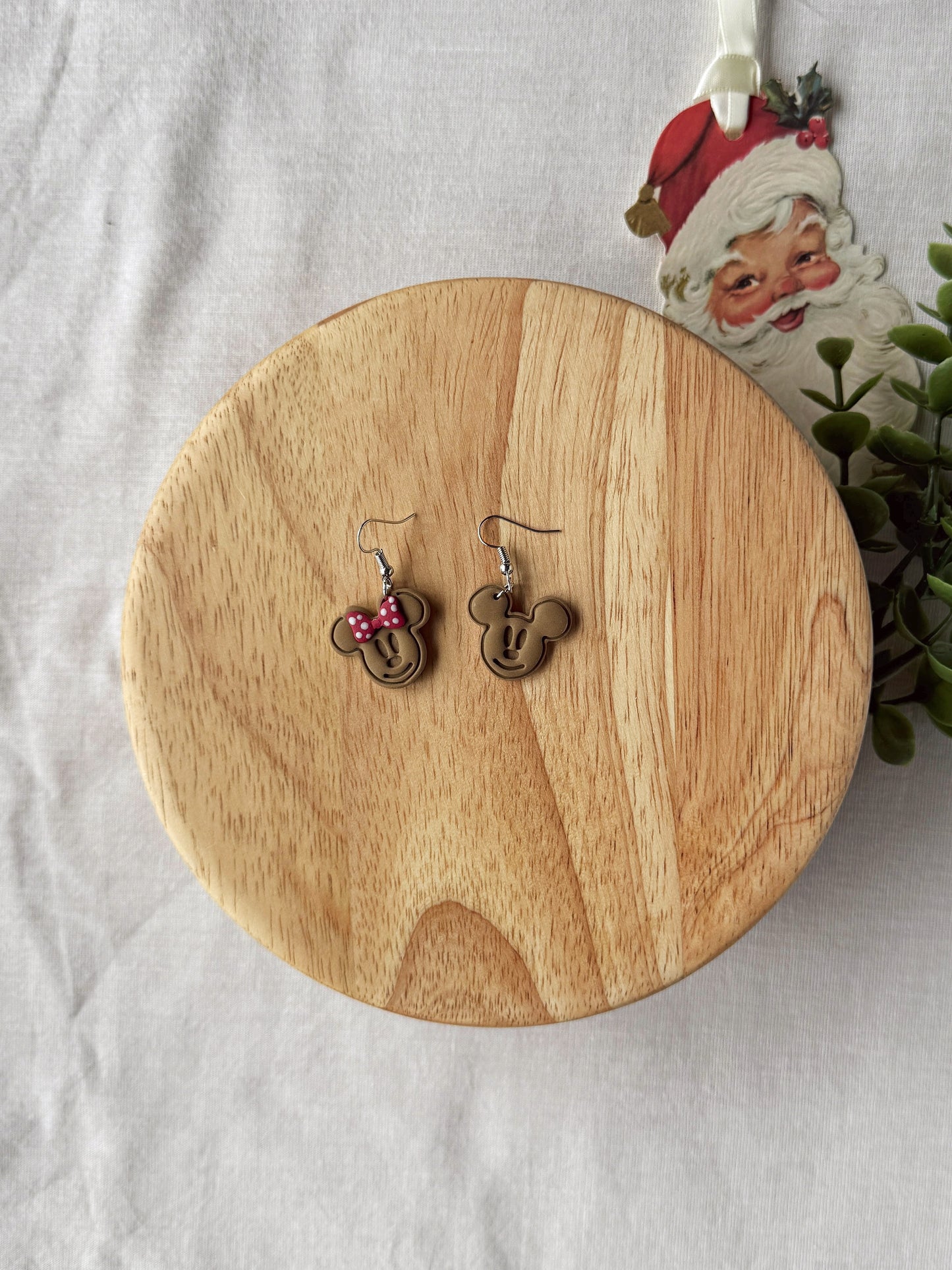 Gingerbread Mr. + Mrs. Clay Earrings