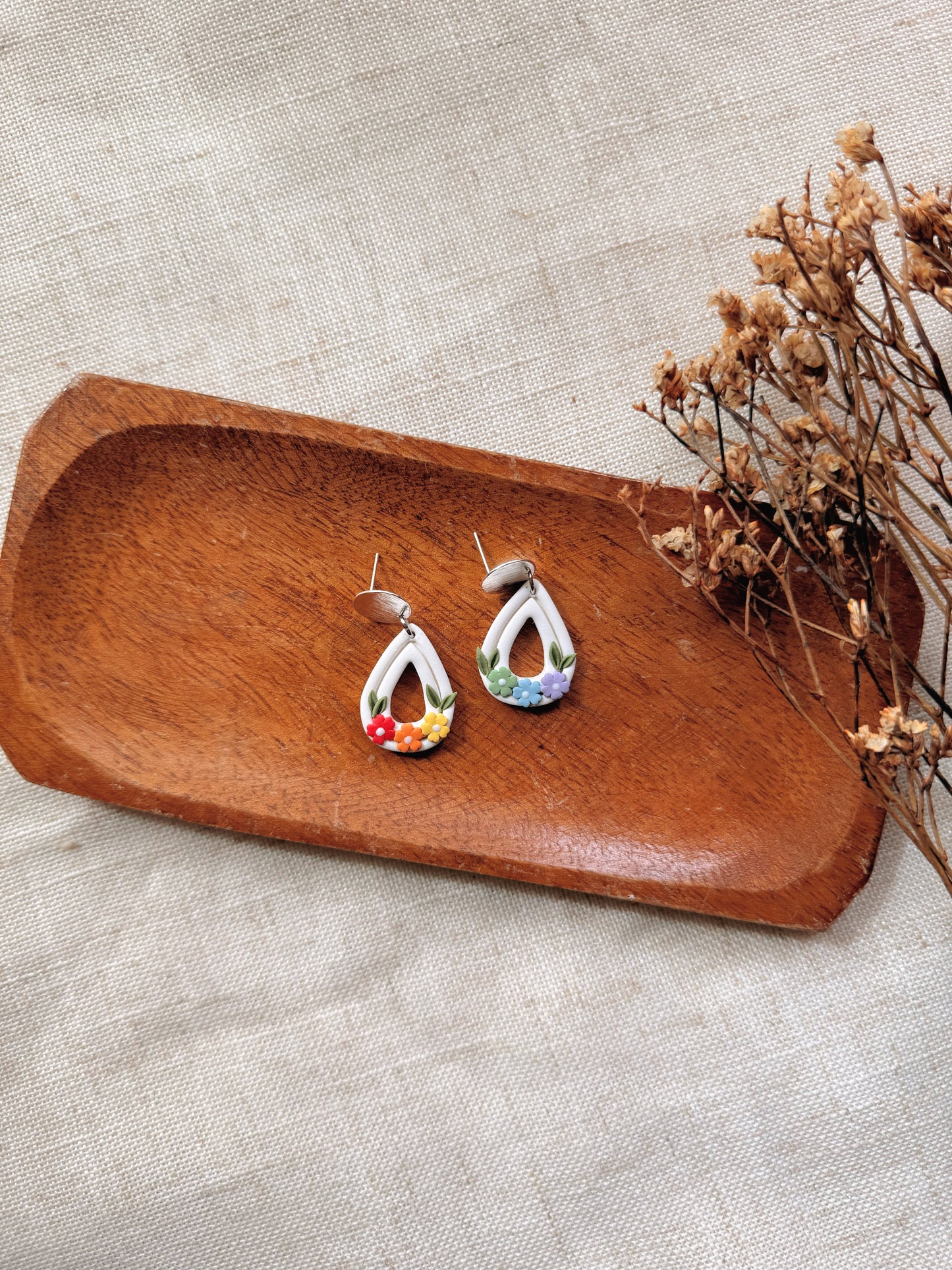 PRIDE Clay Earrings