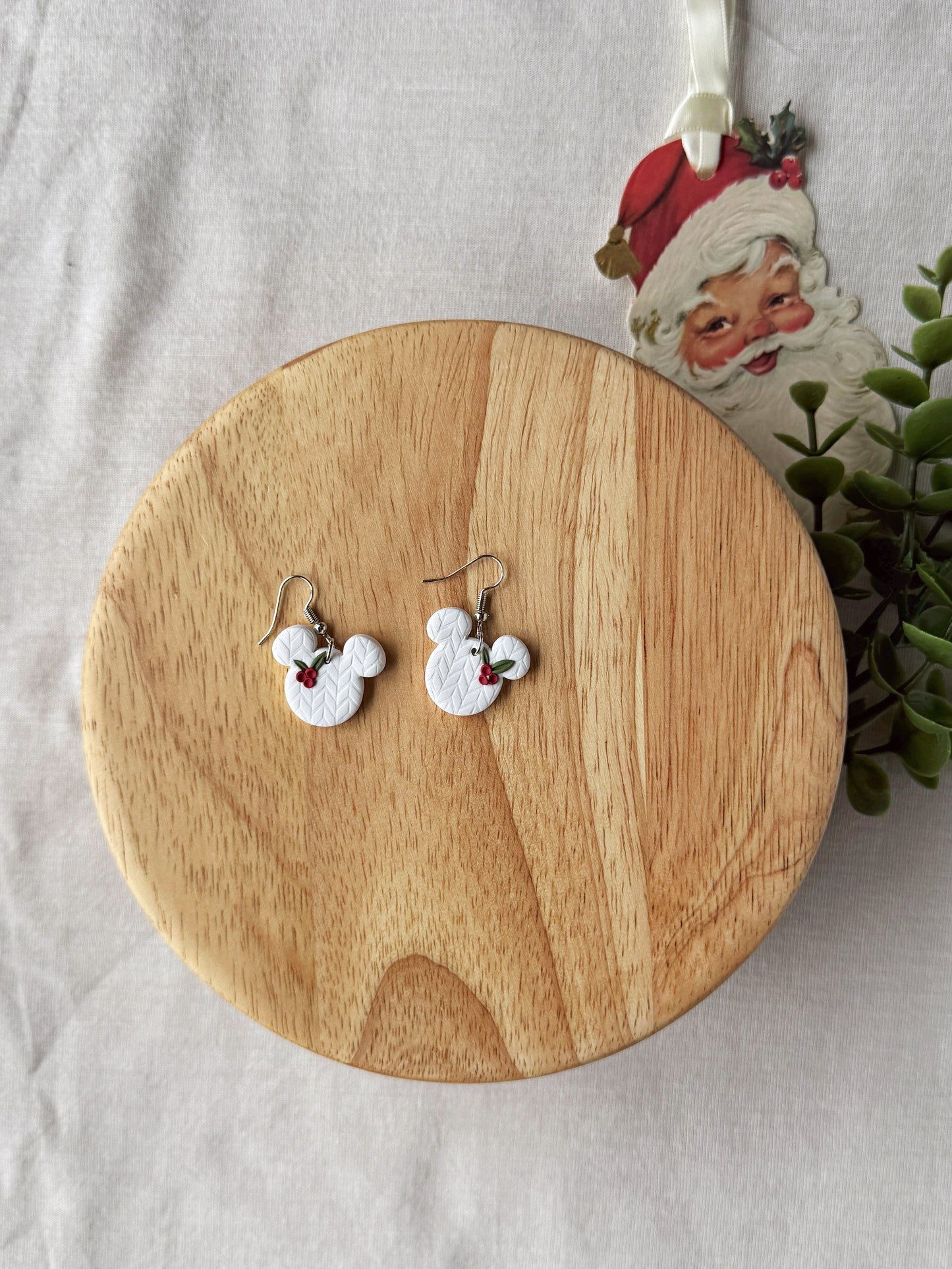 Sweater Holly Clay Earrings