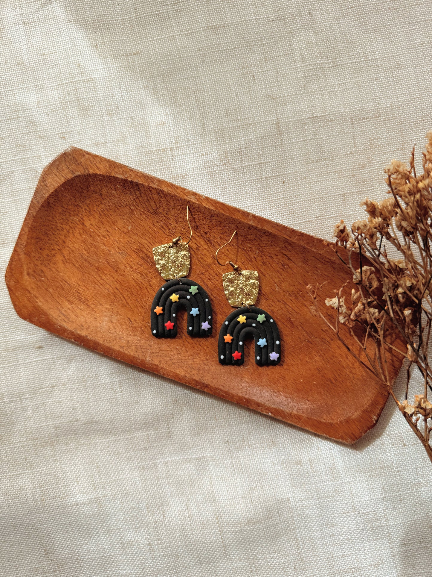 PRIDE Clay Earrings