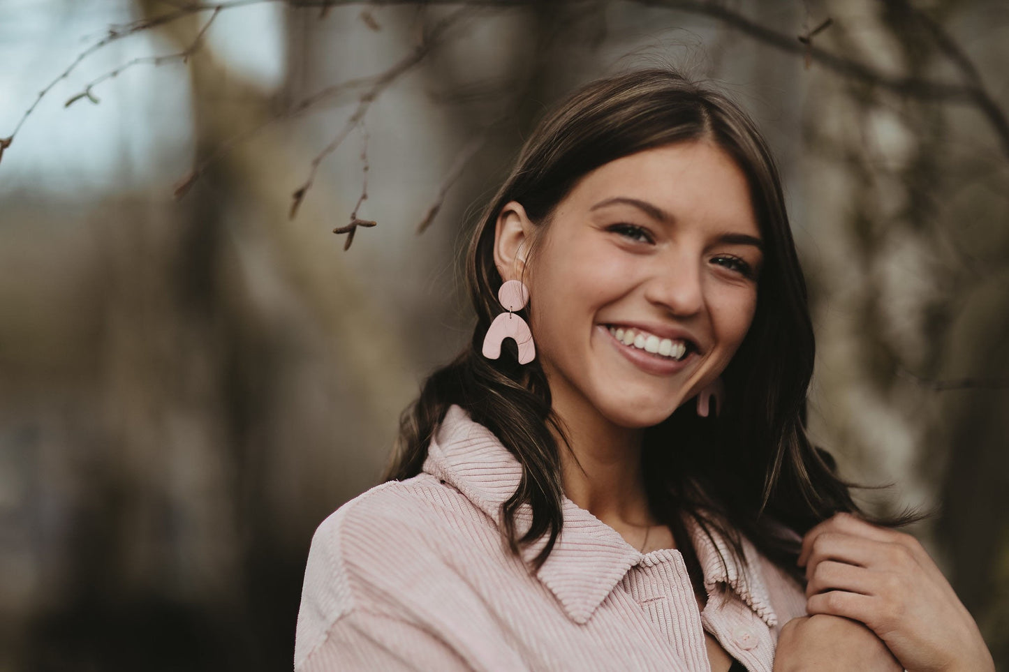 The Pink Lady Earring