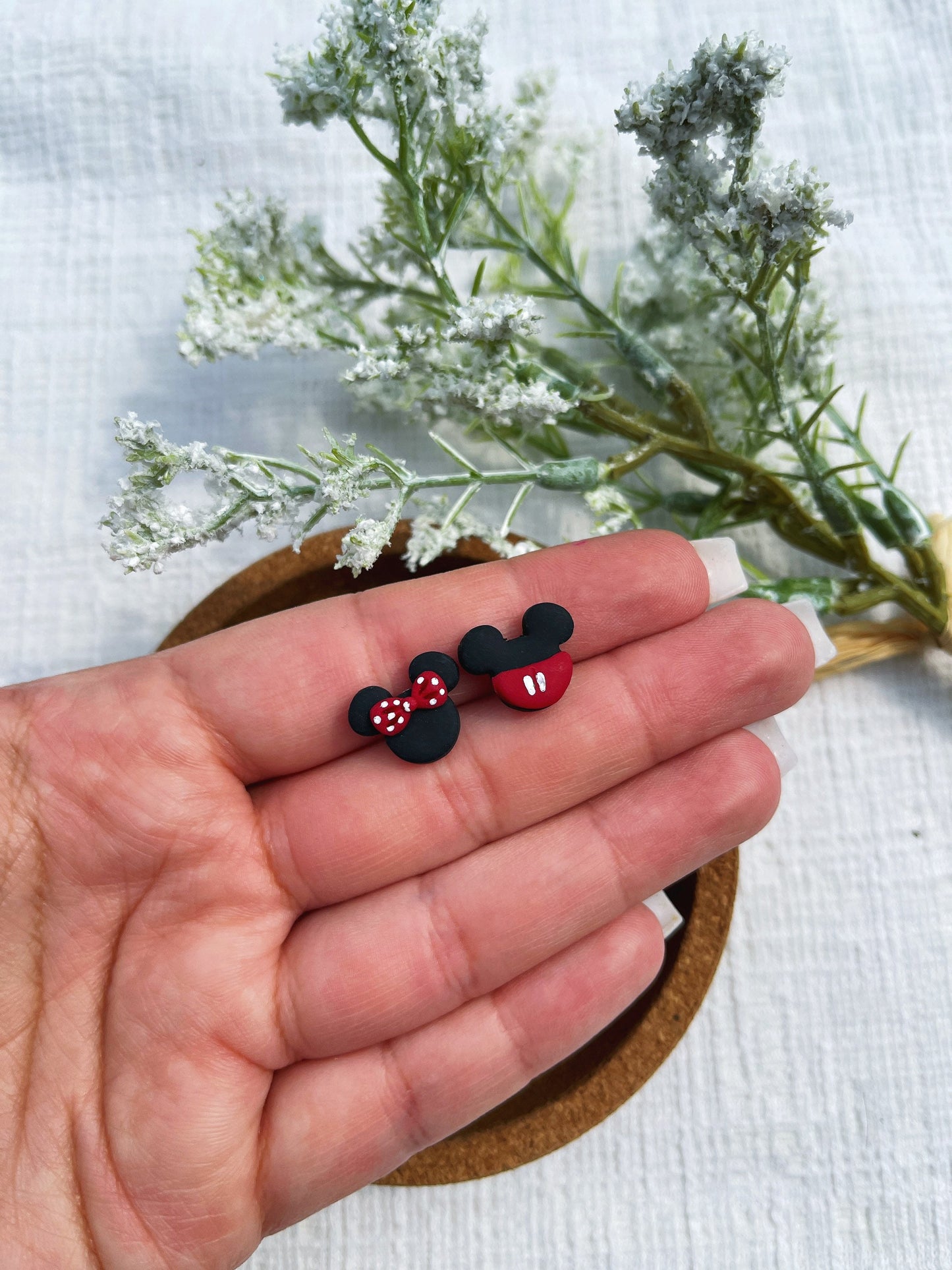 Minnie & Mickey Studs
