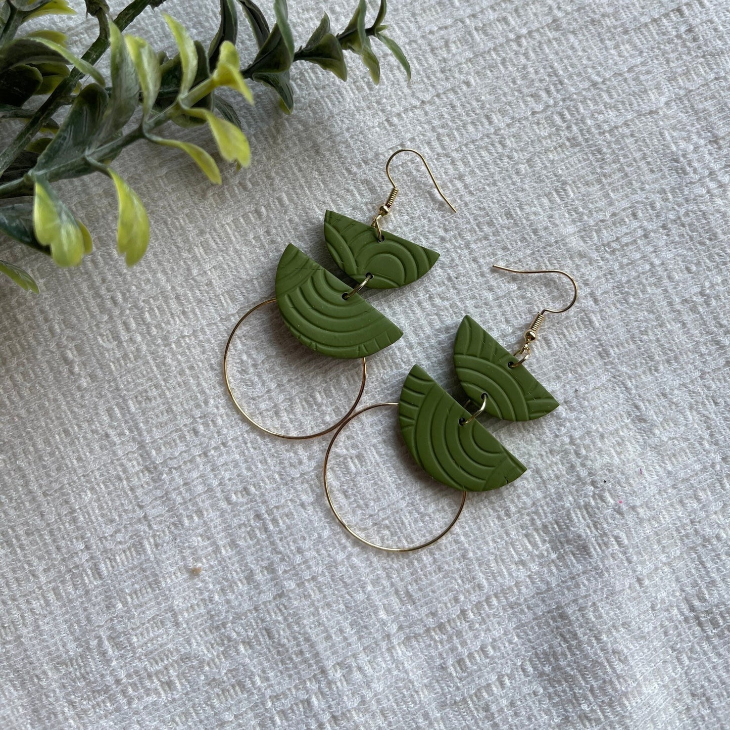 Be Green Clay Earrings