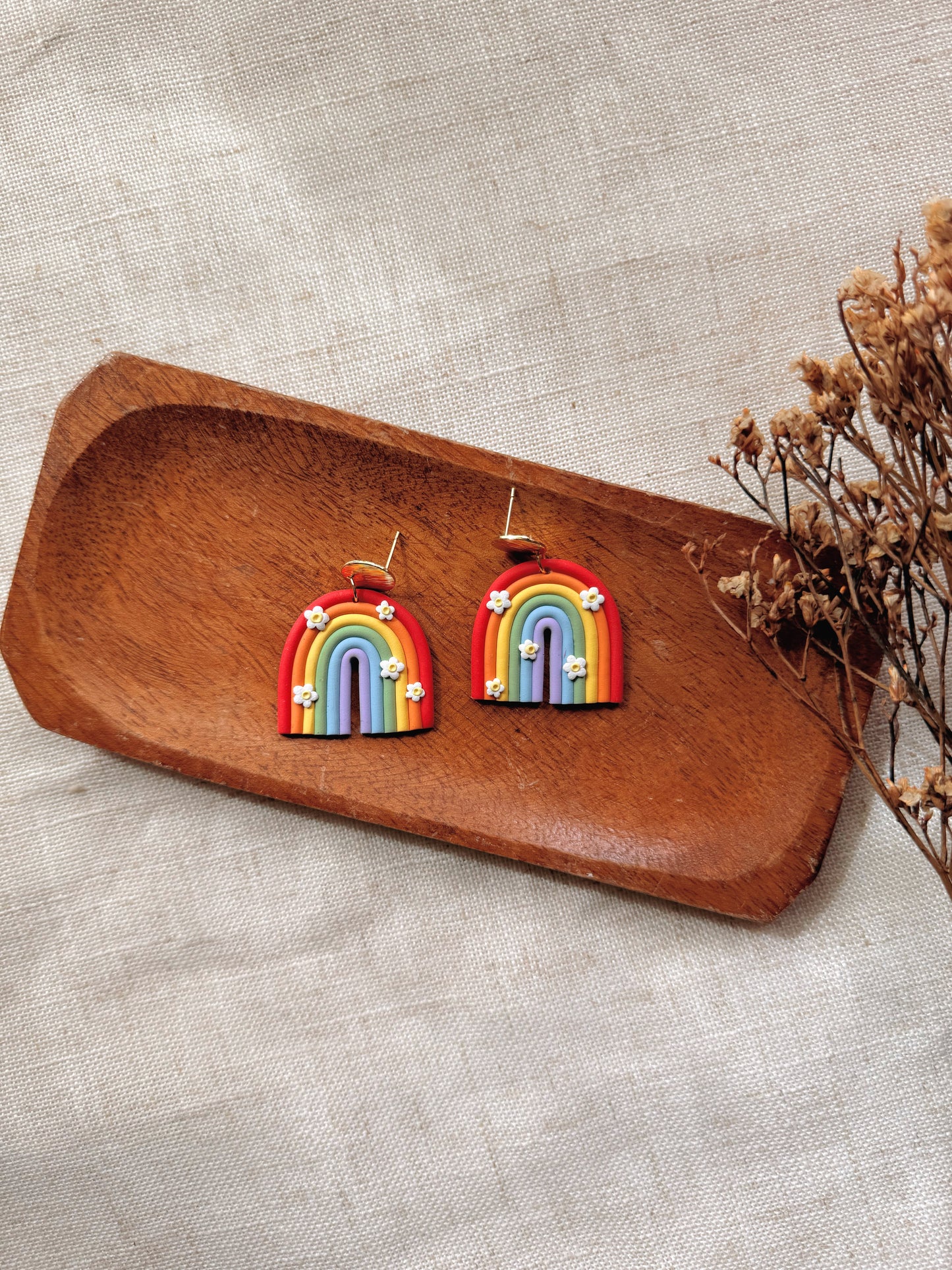 PRIDE Clay Earrings