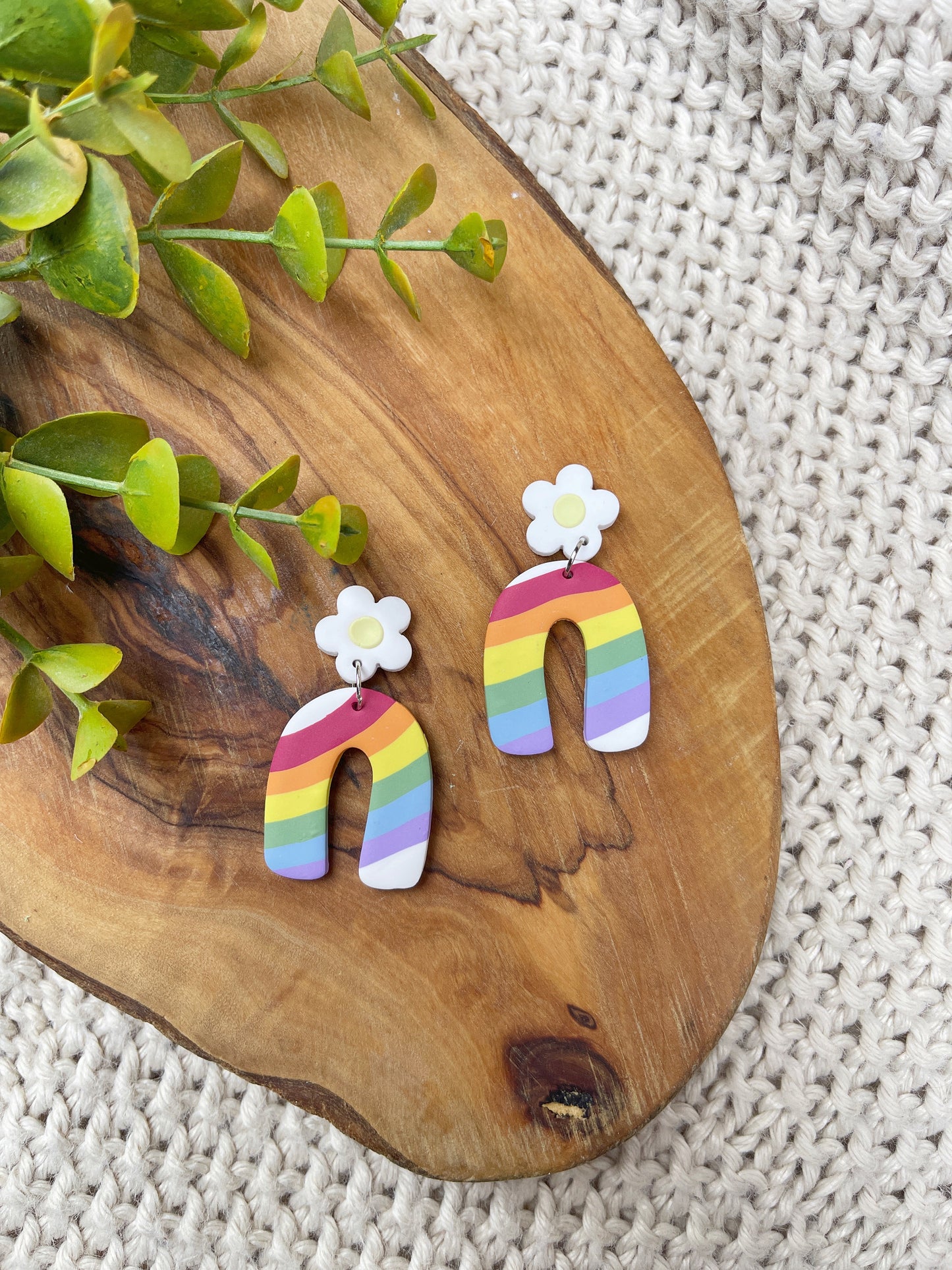 Daisy Arch Pride Earrings