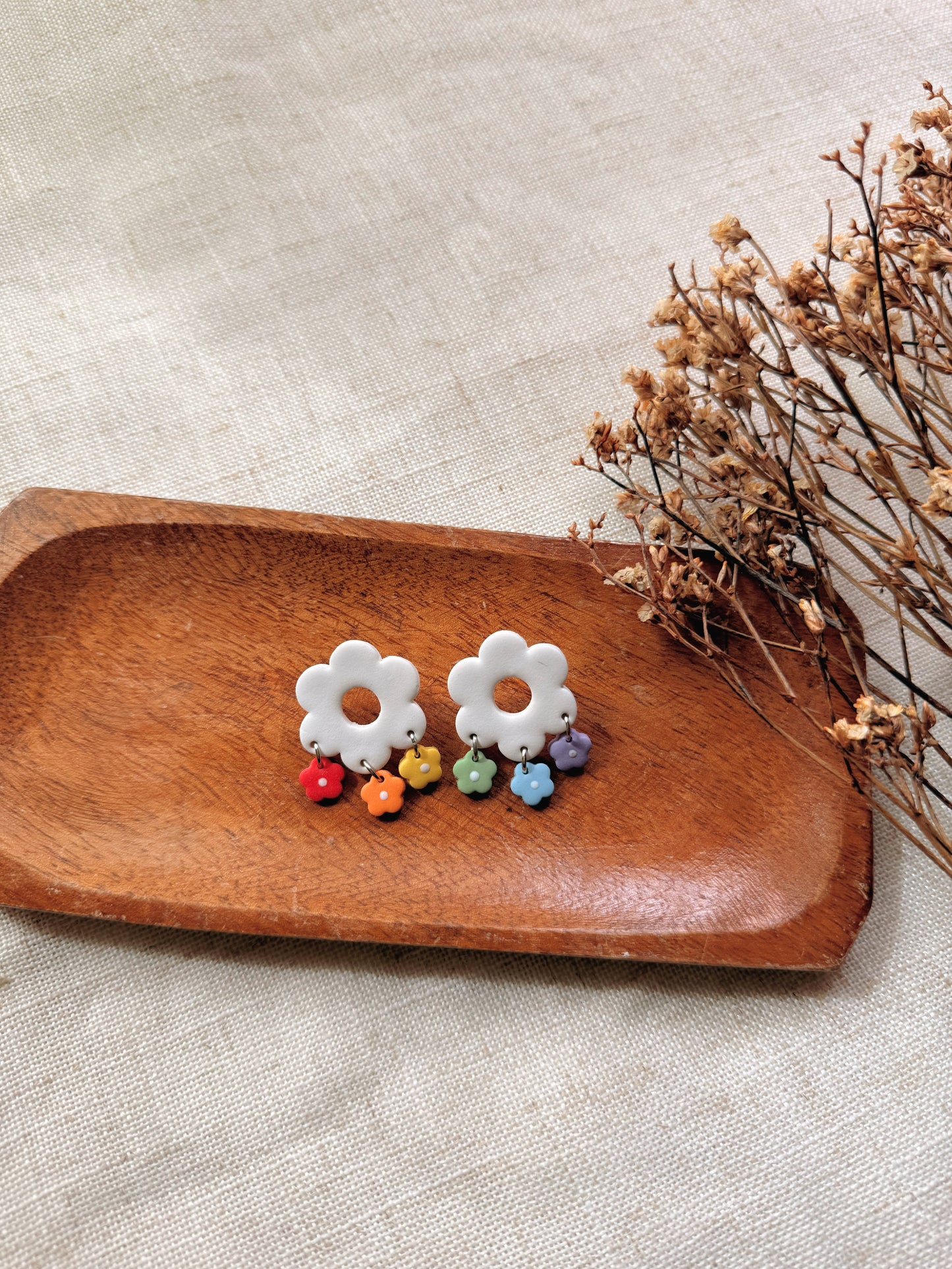 PRIDE Clay Earrings