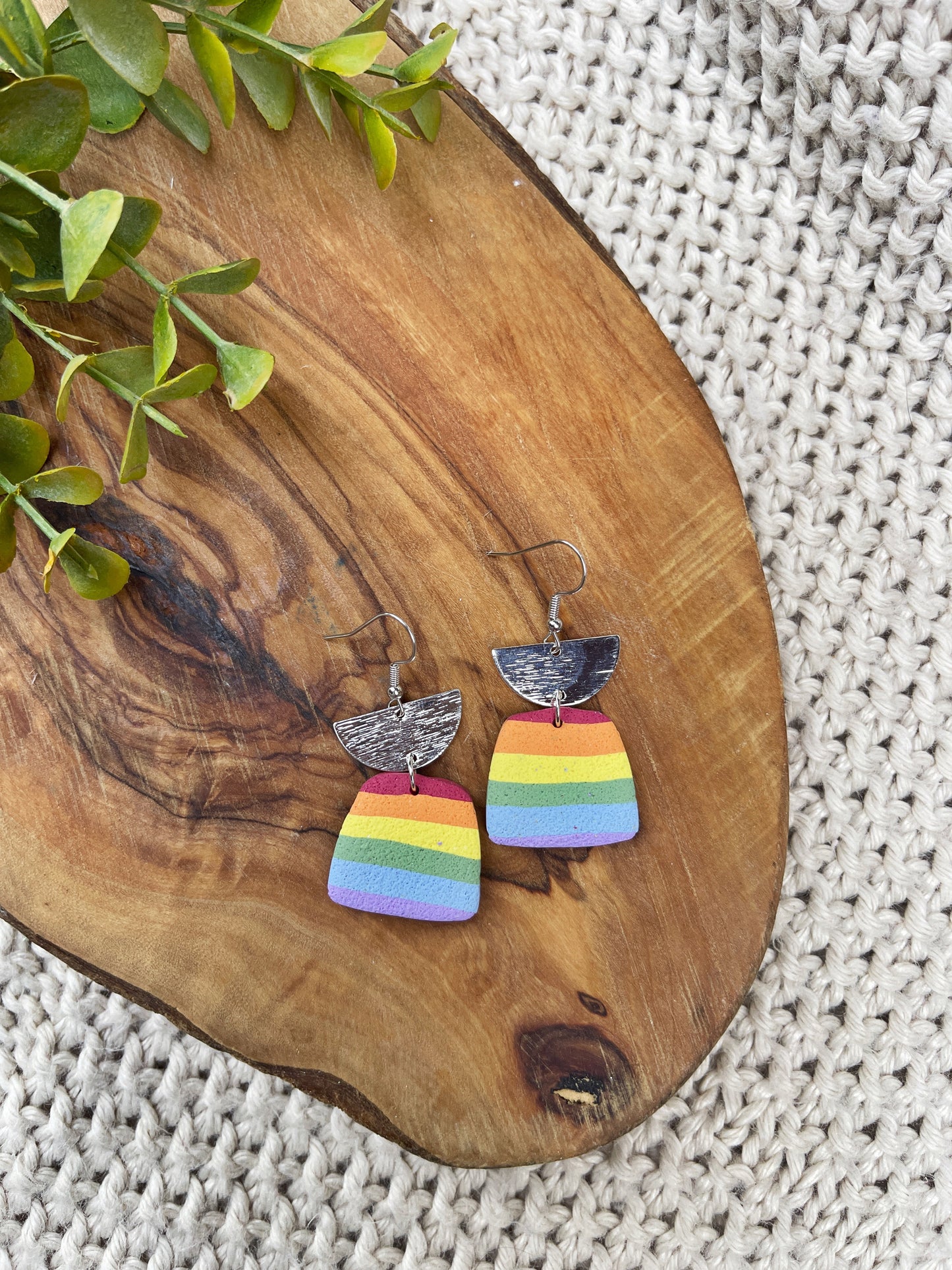 Pride Clay Earring