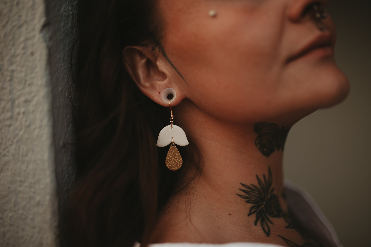 Mushroom Clay Earrings