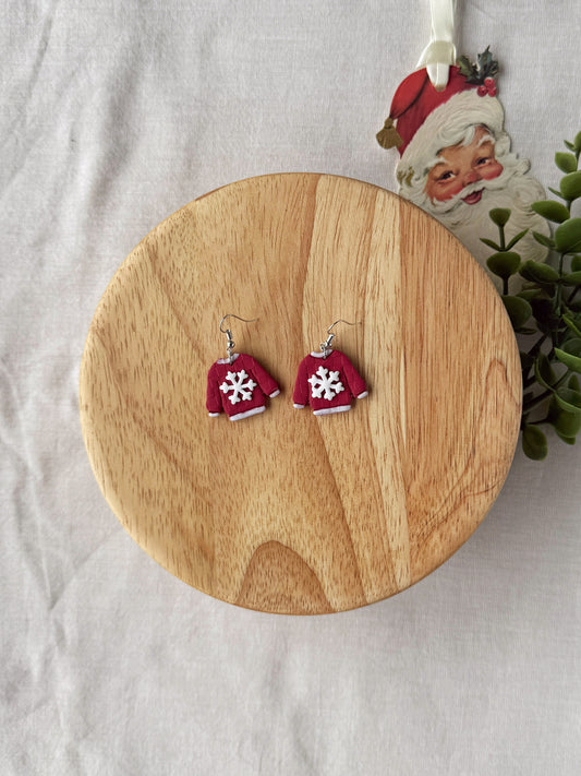 Sweater Weather Clay Earrings