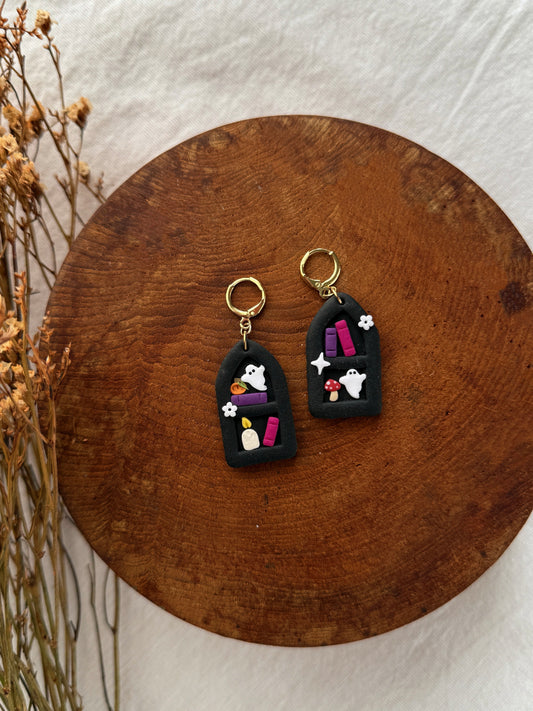 Spooky Stories Clay Earrings
