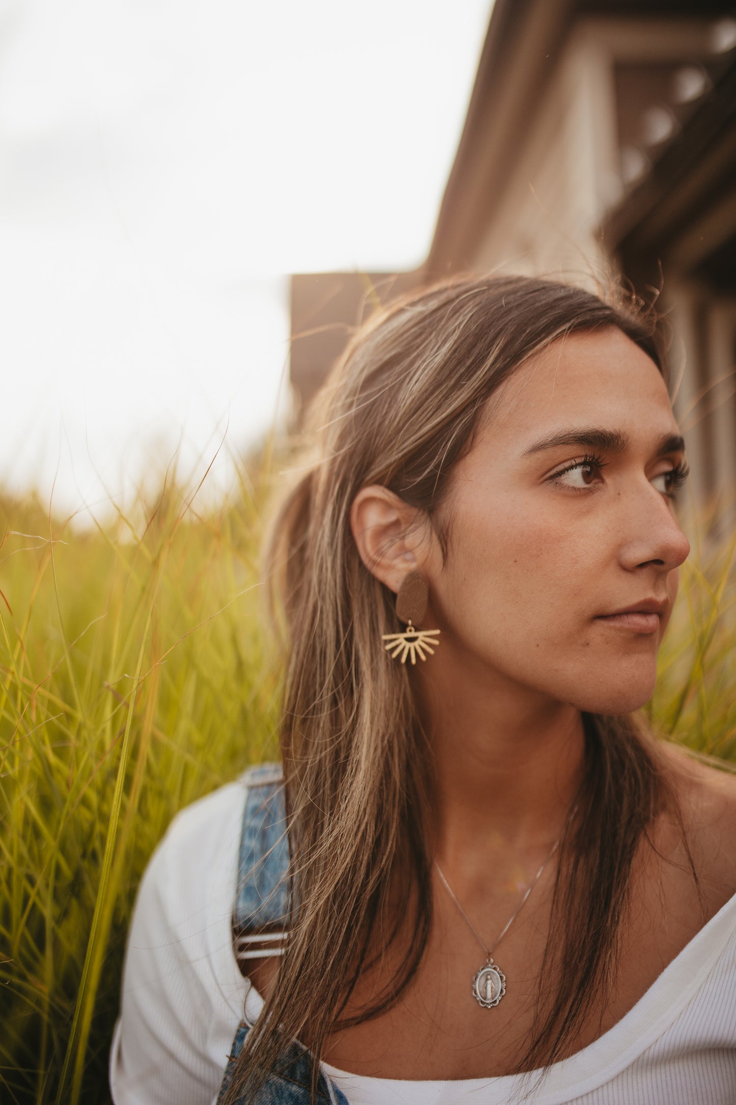 Sunset Clay Earrings