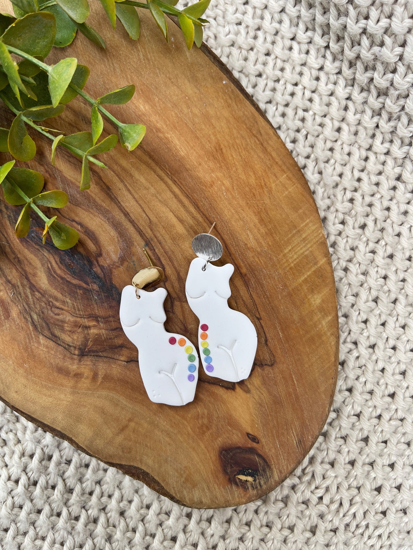 Goddess Pride Clay Earrings