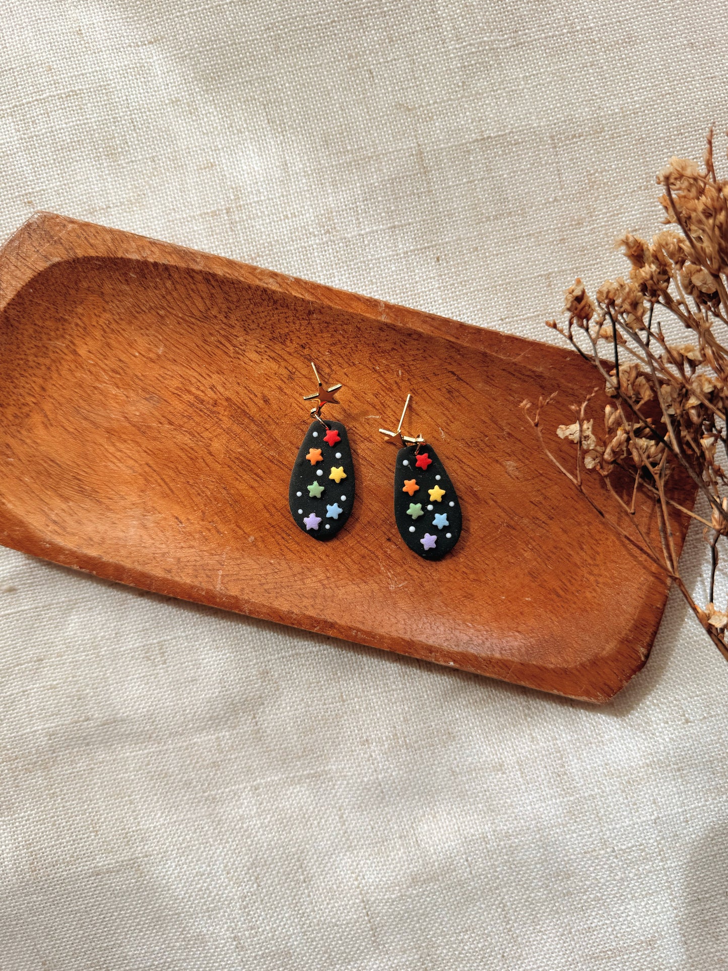 PRIDE Clay Earrings