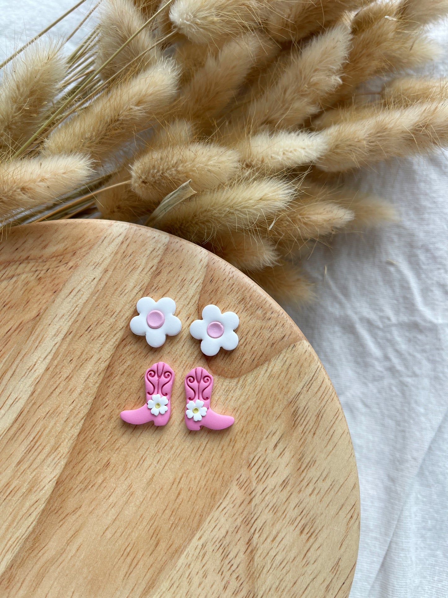 Daisy + Pink Boot Clay 2 Pack