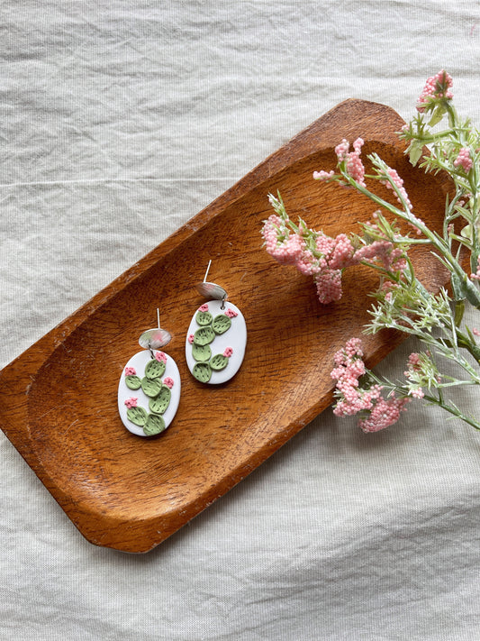 Cactus Dreams Clay Earrings