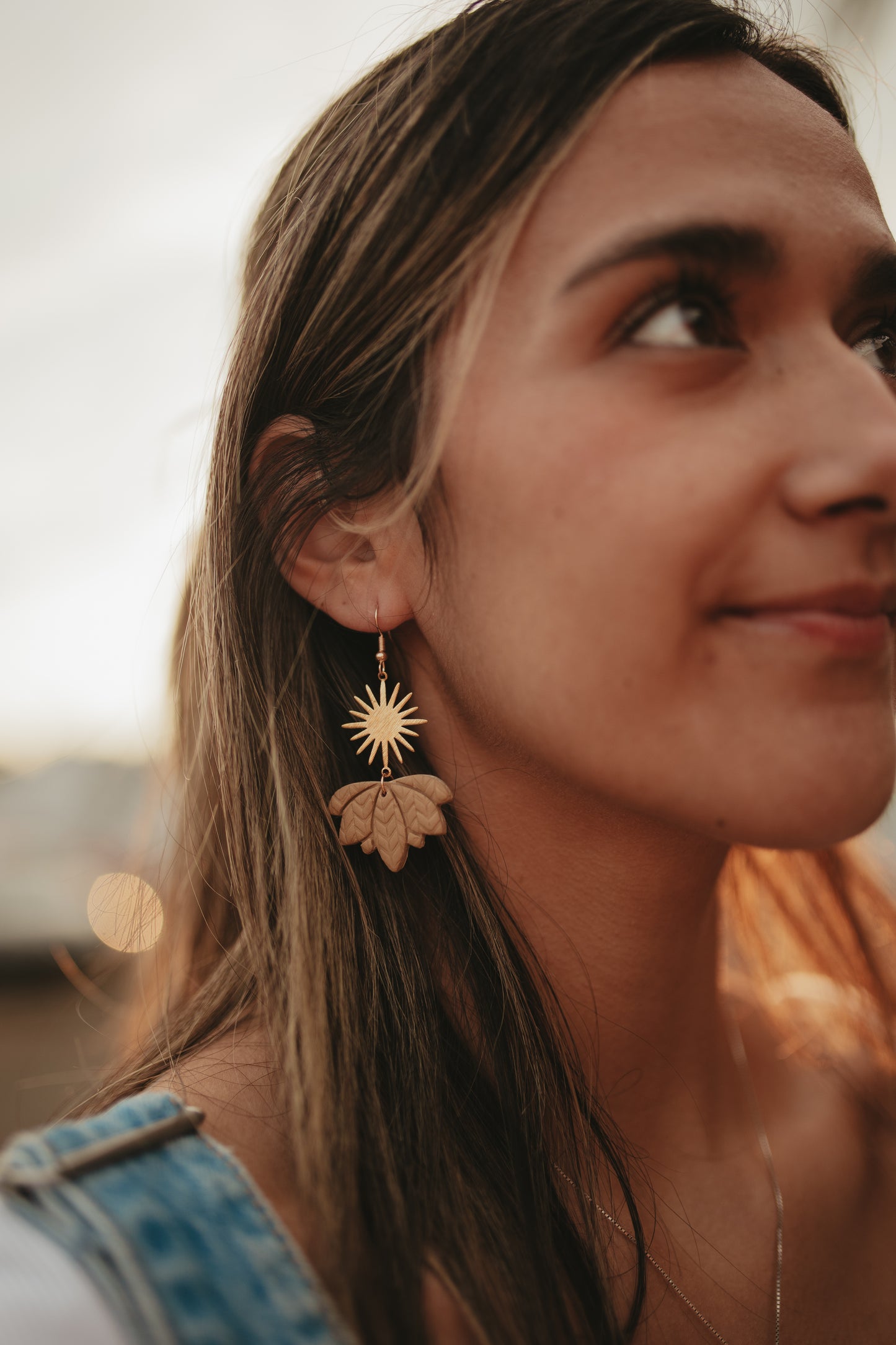 Cream Clay Earrings