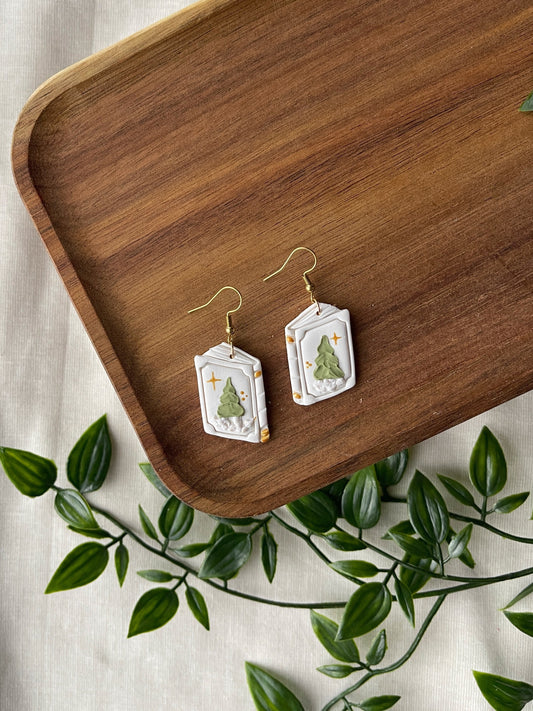 Christmas Tale Clay Earrings