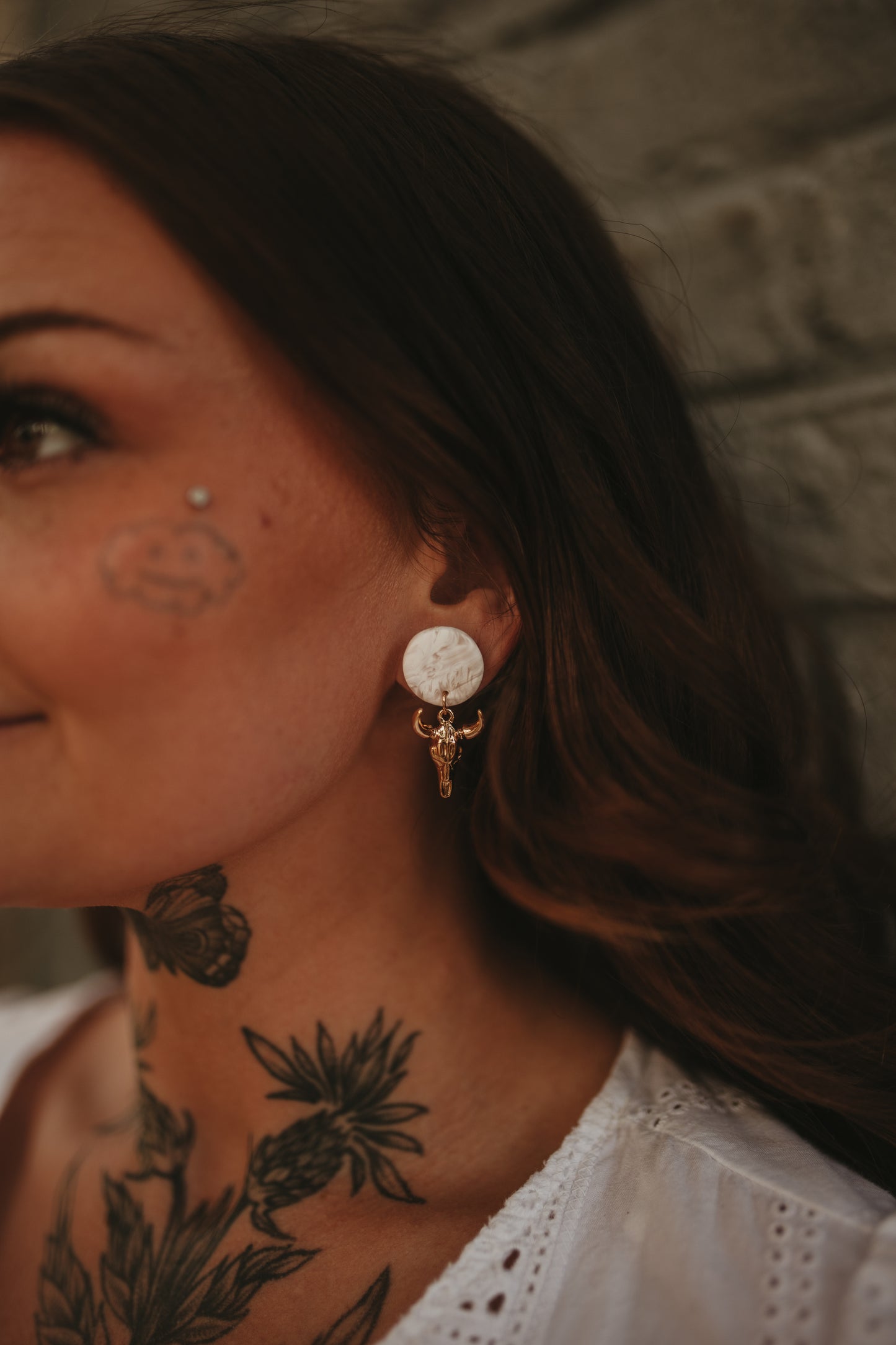 The Golden One Clay Earrings