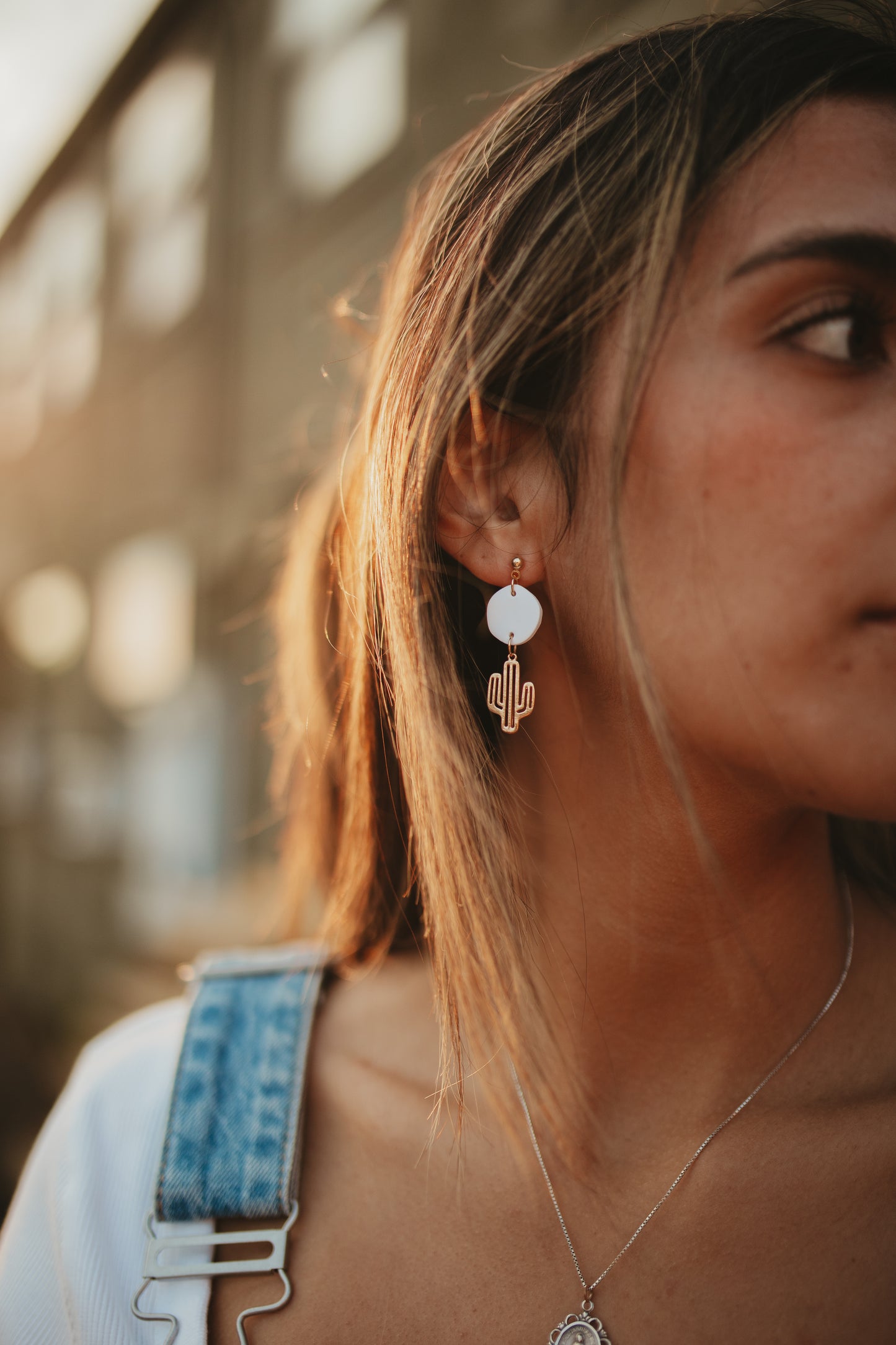 Cactus Dreams Clay Earrings