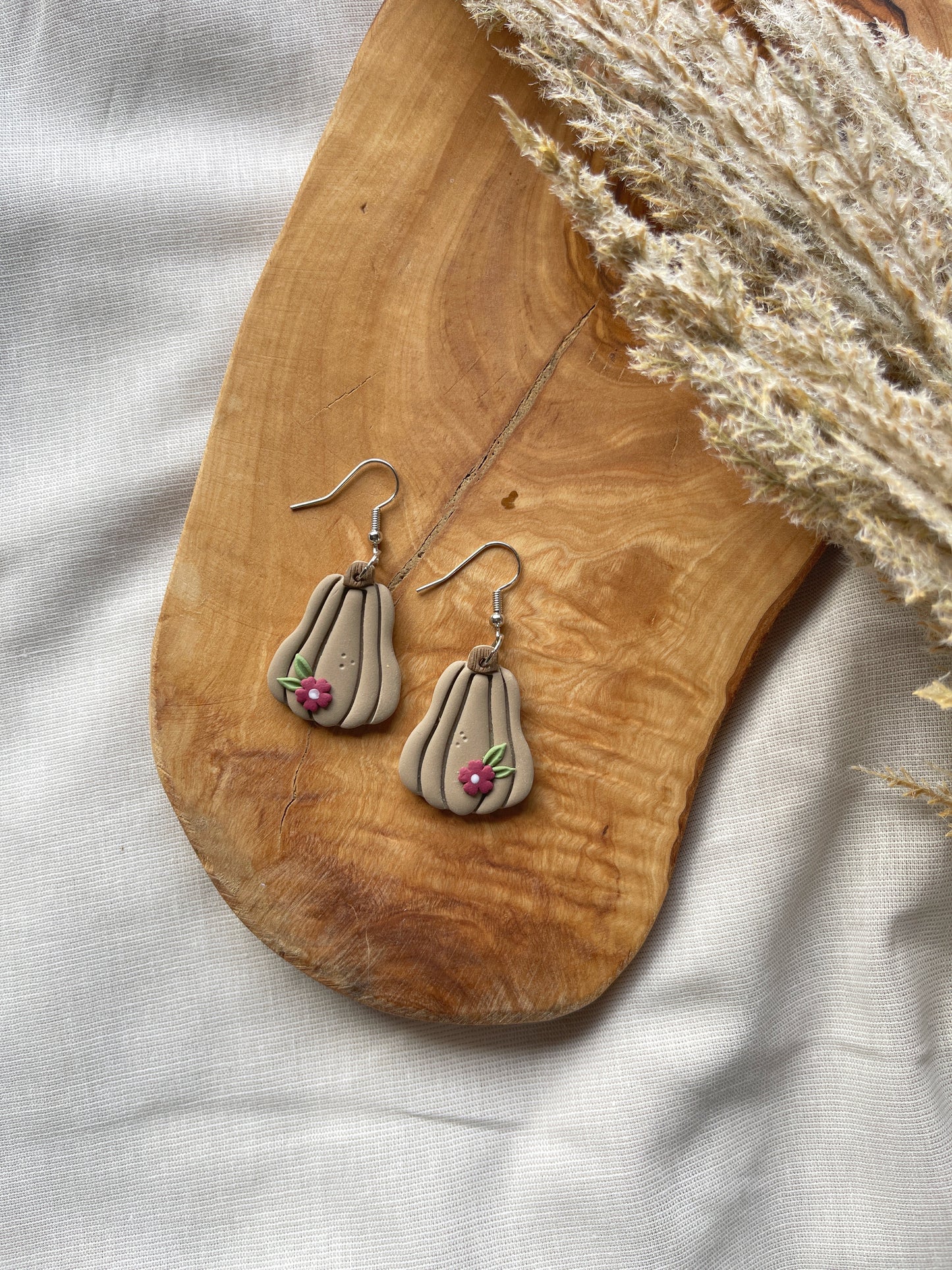 Squash Clay Earrings