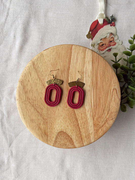 Red Clay Earrings
