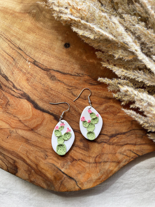 Cactus Dreams Clay Earrings