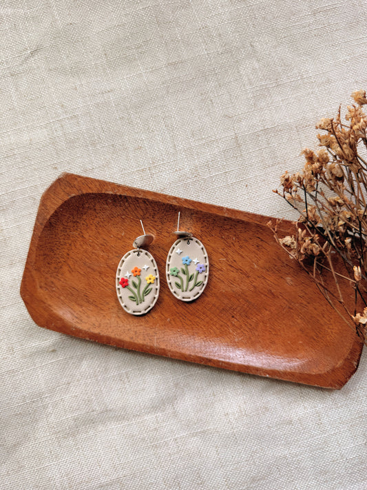 PRIDE Clay Earrings