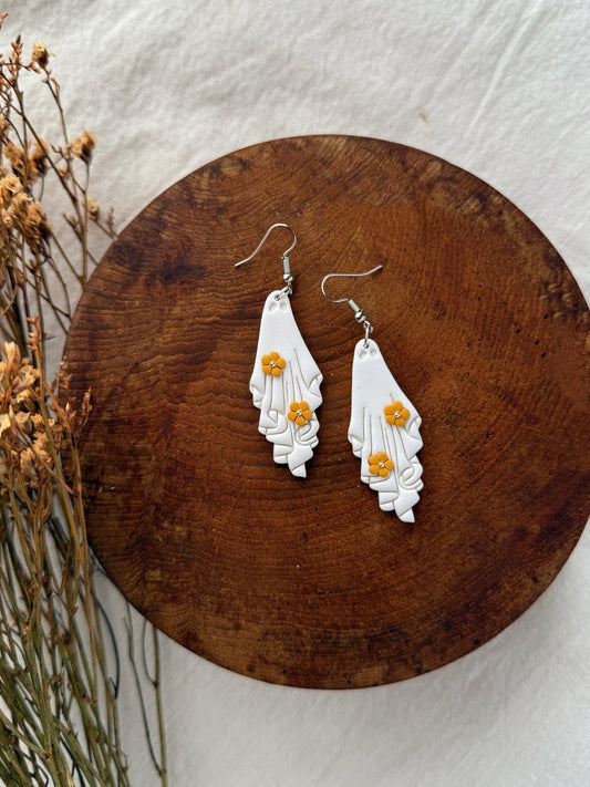 Ghost Clay Earrings