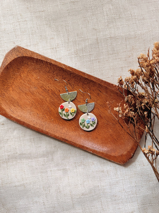 PRIDE Clay Earrings