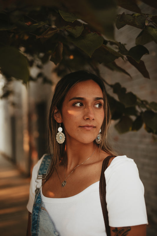 Sisters Clay Earrings