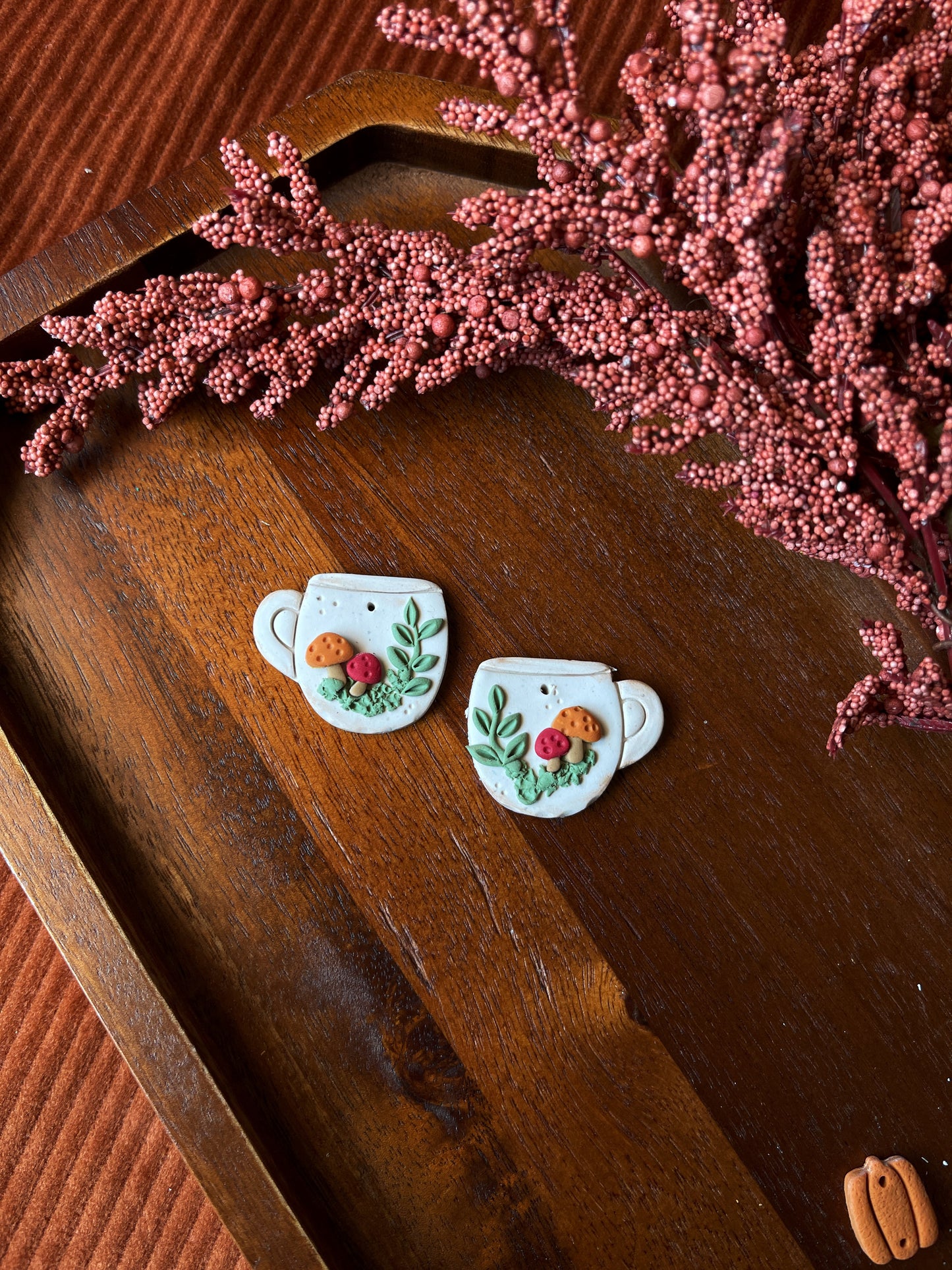 Merry Mush Clay Earrings