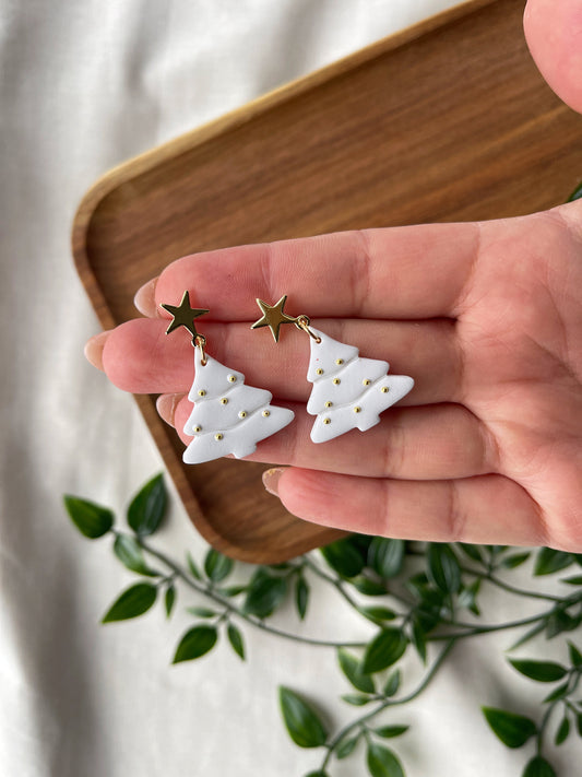 Perfect Tree Clay Earrings