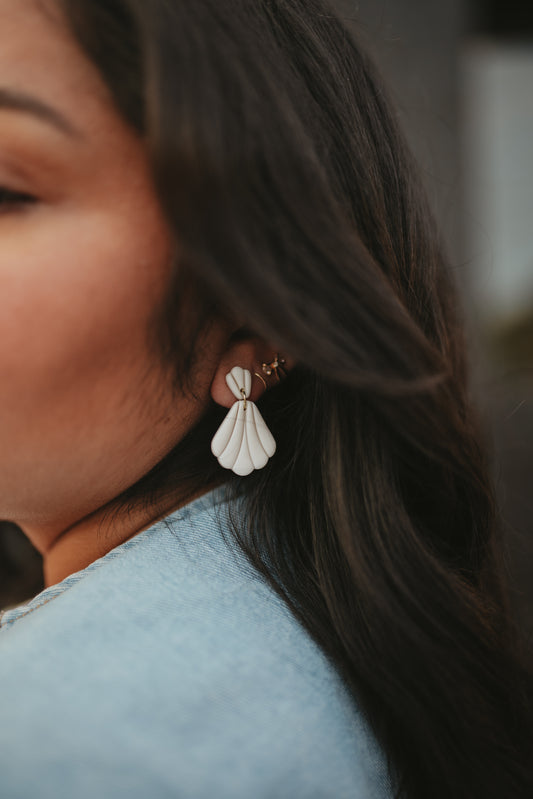 Pearl Clay Earrings