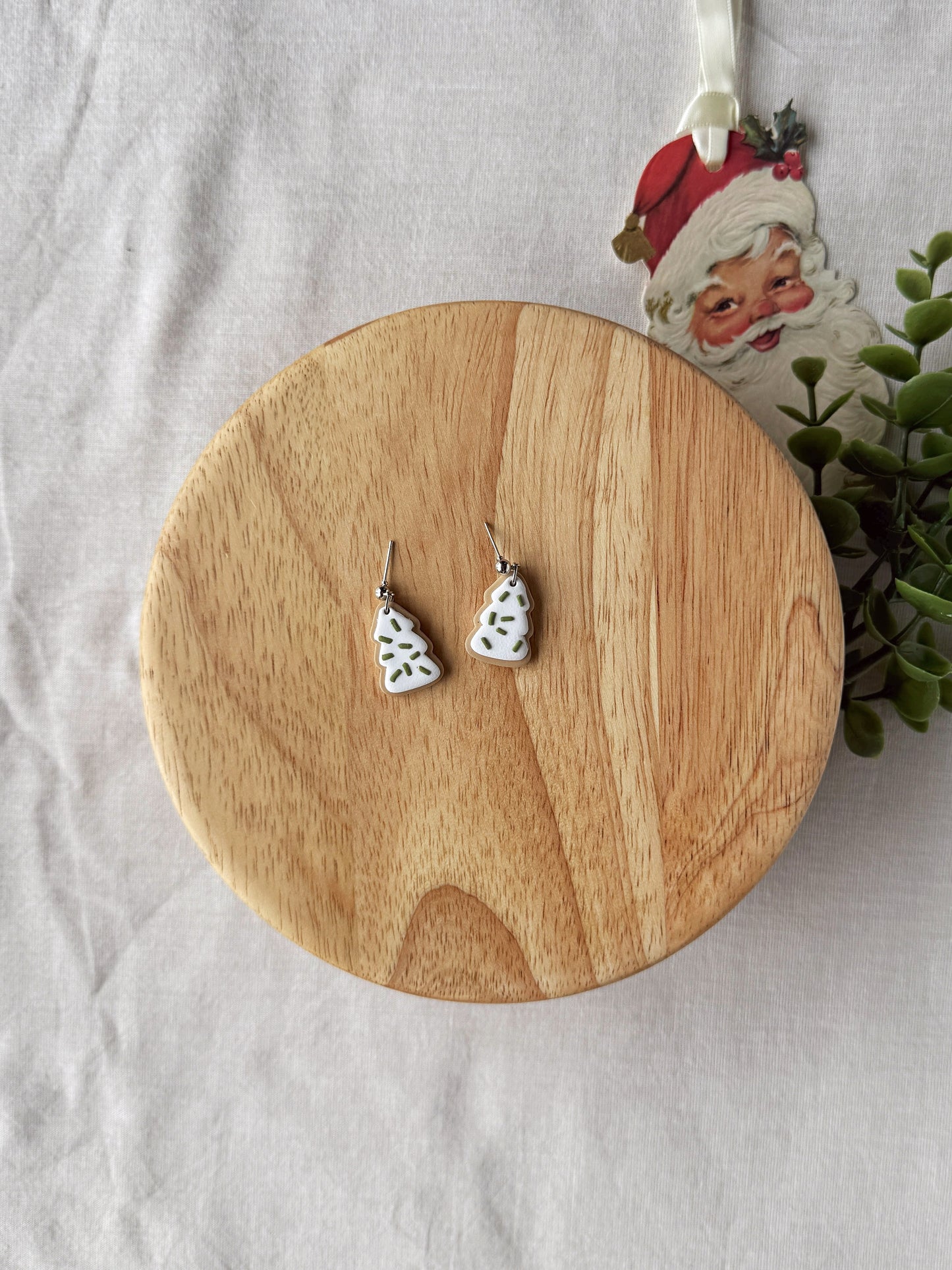 Sugar Cookie Clay Earrings