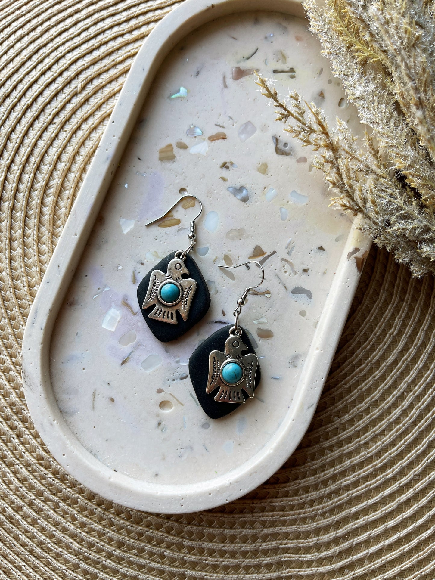 Thunderbird Clay Earrings