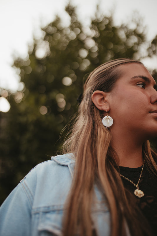 Bow Clay Earrings