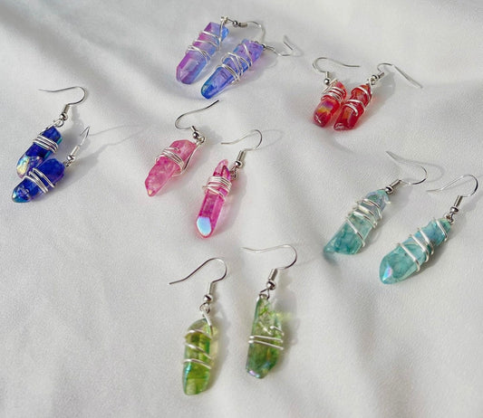 Crystal Wrapped Earrings