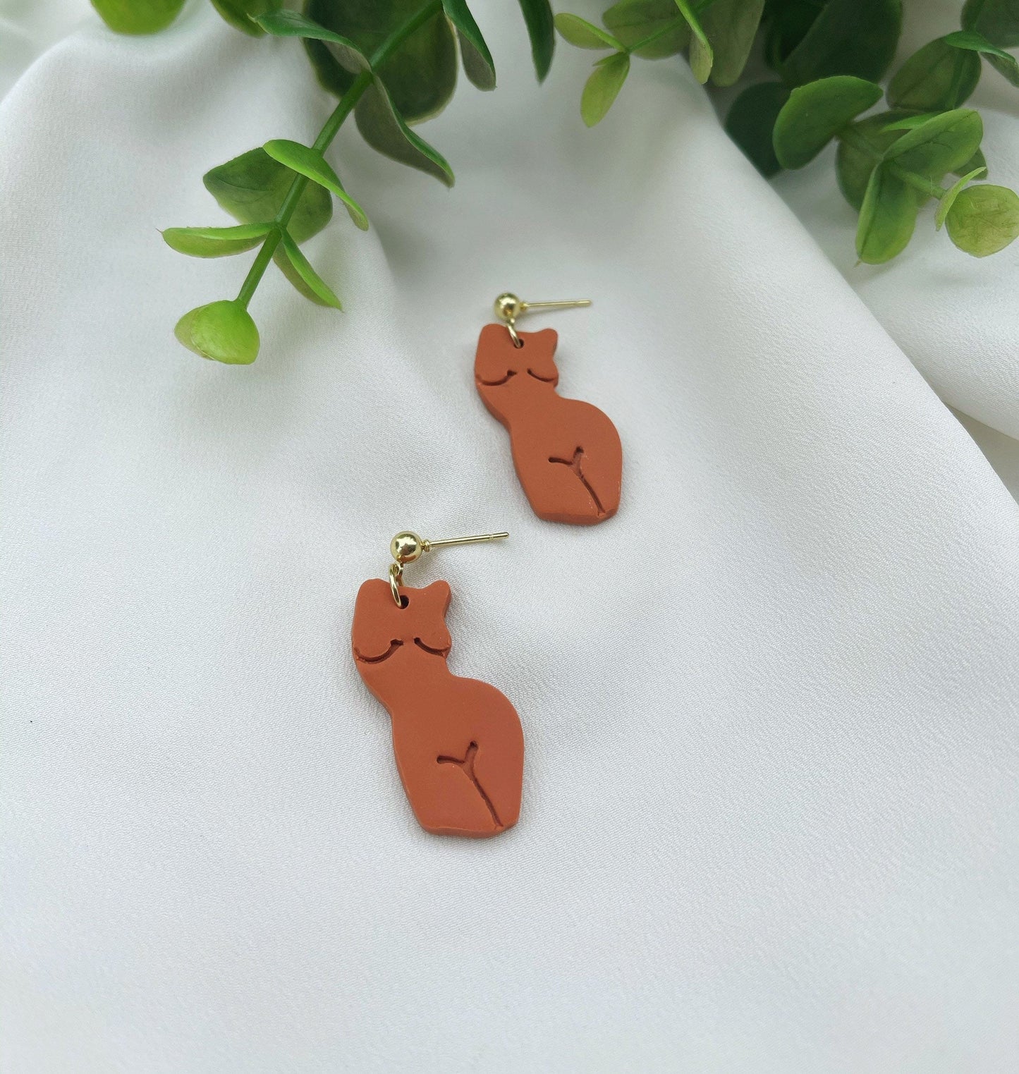 Clay Woman Earrings