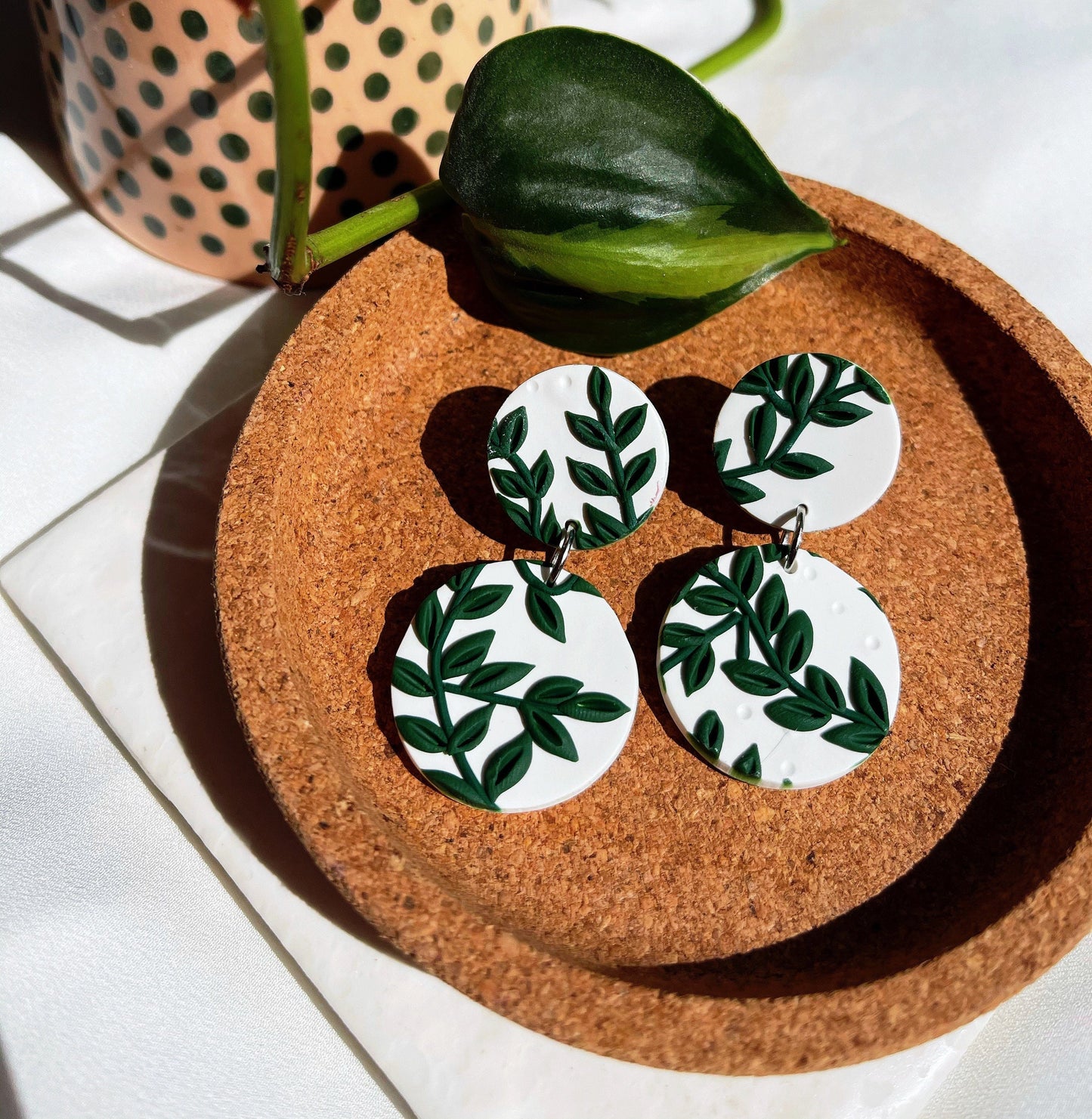 Vine Clay Earrings