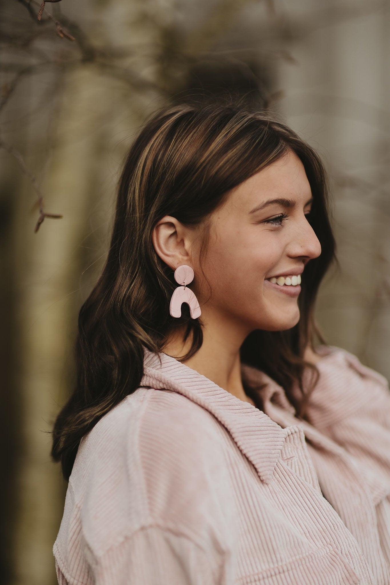 The Pink Lady Earring