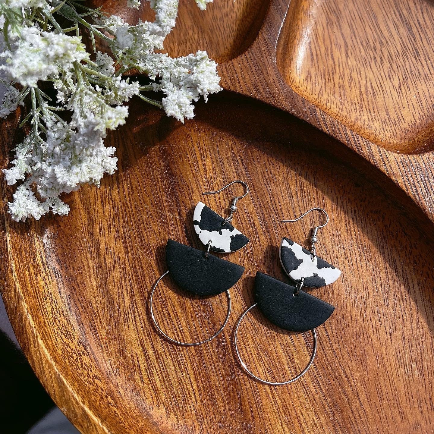 Cow Dangle Earring