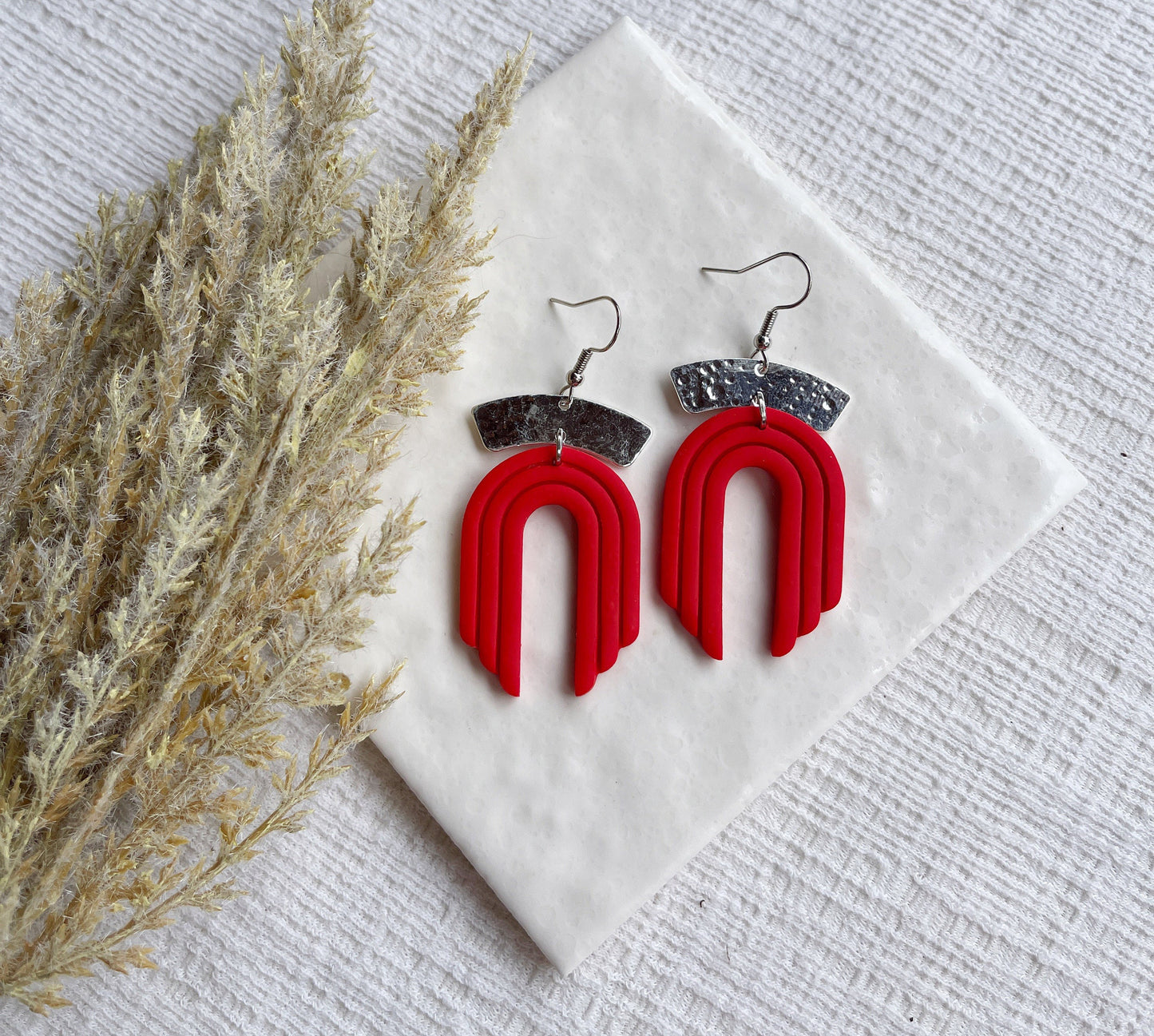 Red Clay Earrings