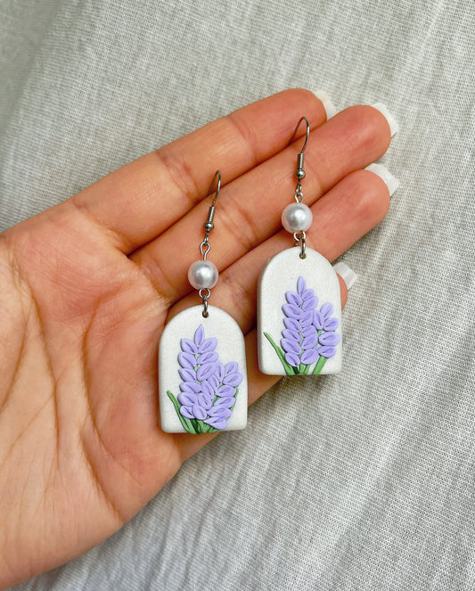 Lavender Dangle Earrings